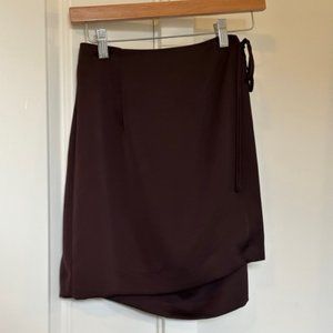 Brown A-Line Skirt
